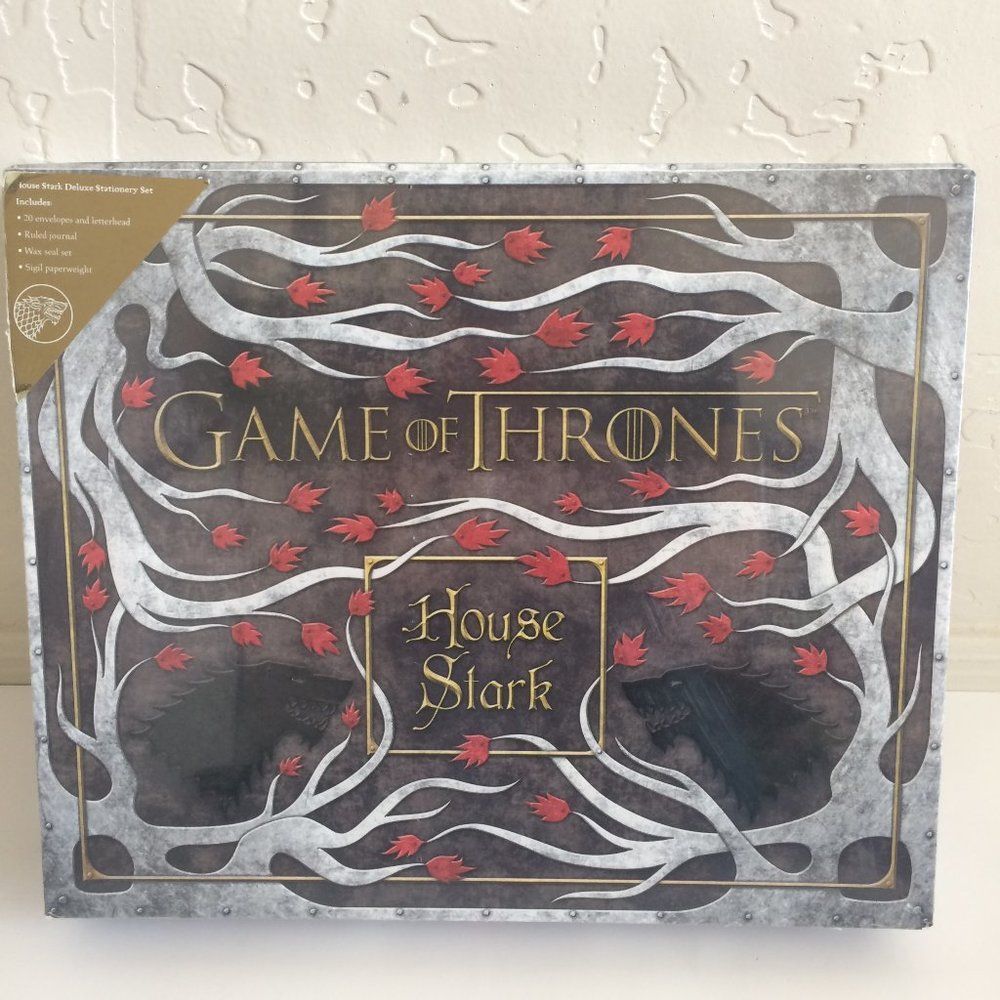 Game Of Thrones House Stark Stationery Set New In Box